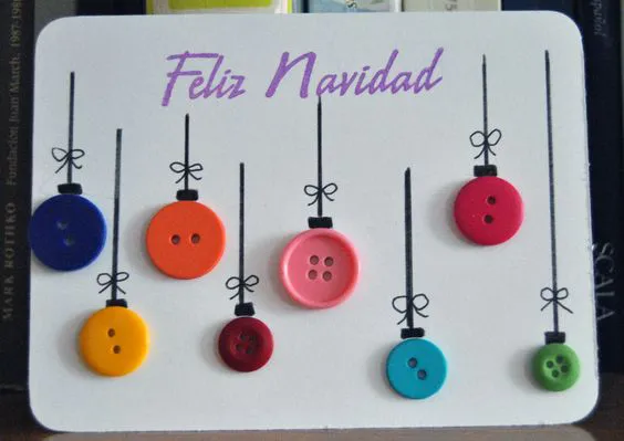 postales de navidad con material reciclado