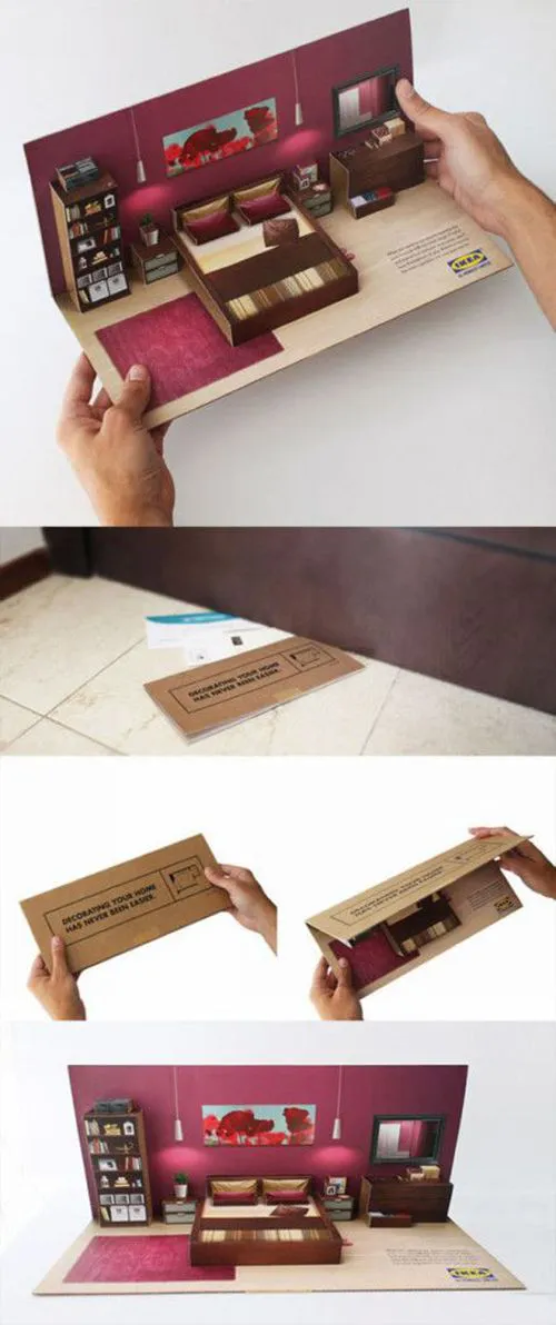 tarjetas popup con kirigami para pisos