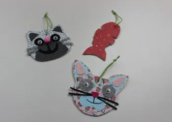 como hacer manualidades en forma de gatos