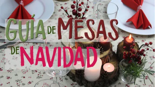 Decorar una mesa navidad haciendo manualidades