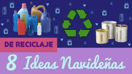 manualidades de navidad de reciclaje