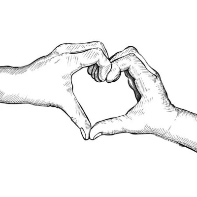 como dibujar corazones de san valentin