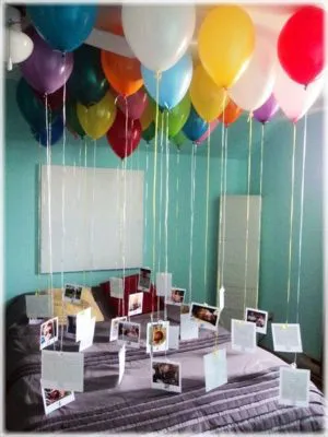 manualidades con globos para aniversarios