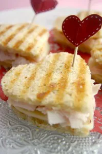 Sandwich de San Valentin de solorecetas.com