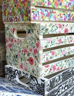 forrar cajas con decoupage