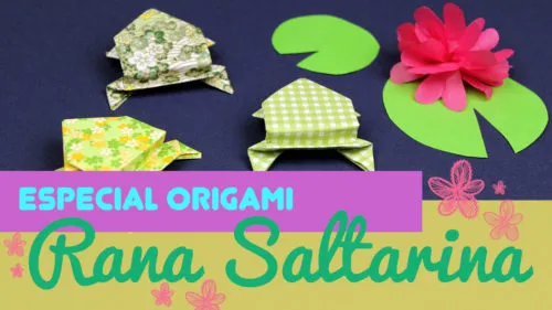 ranas de origami