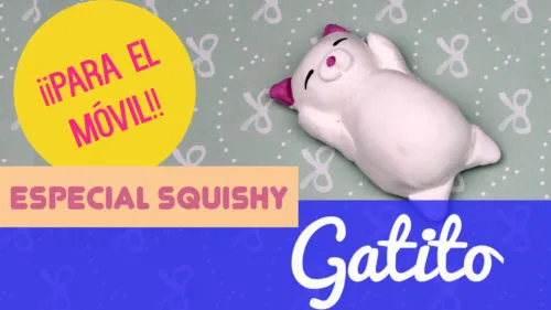 gato de squishy para el movil