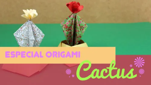 Cactus de origami Cactus de origami