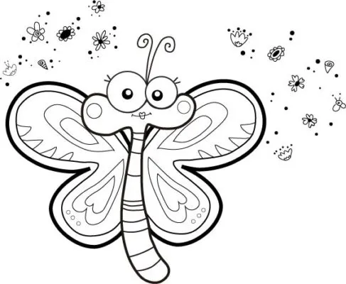 como dibujar una mariposa