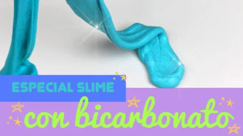 Slime con bicarbonato y Arena