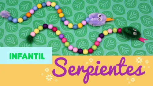 serpiente con limpiapipas