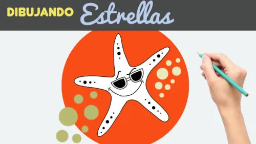 aprender a dibujar una estrella de mar