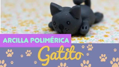 gato de fimo