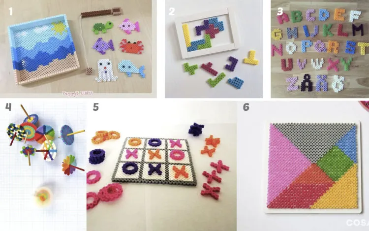 ▷ Plantilla Hama Beads de Navidad