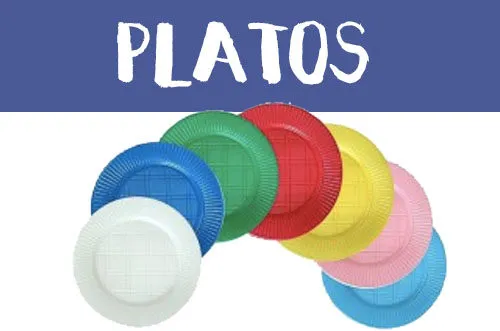 Manualitats amb plats de plàstic