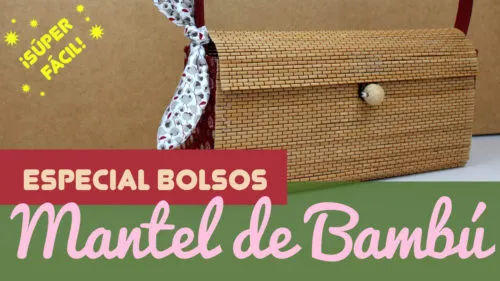 bolso de bambu DIY