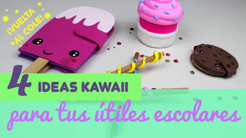 Utiles escolares kawaii