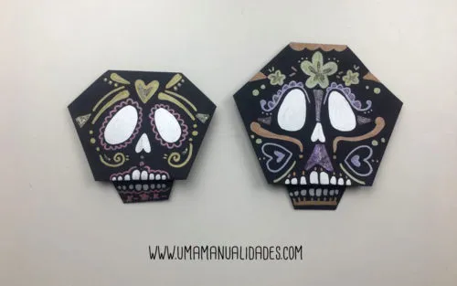 calaveras origami