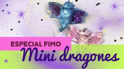 Dragones de fimo