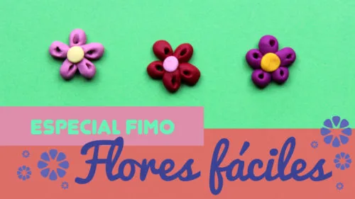 Flores de fimo Flores de fimo
