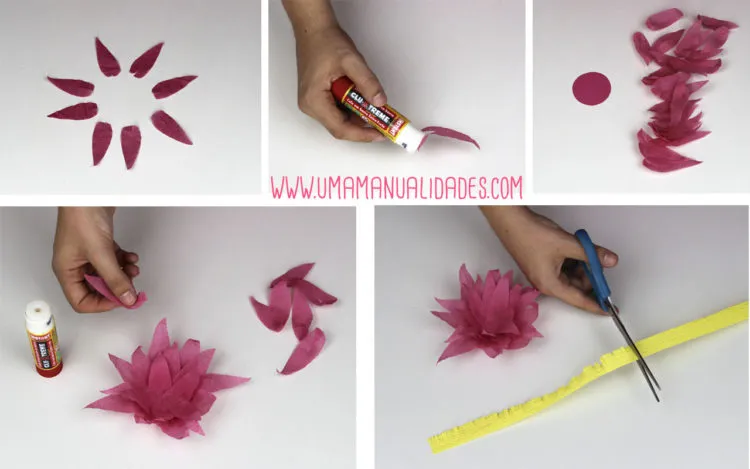 ▷ ✓26 sencillas ideas con Flores de papel Hawaianas 【TOP 2020 