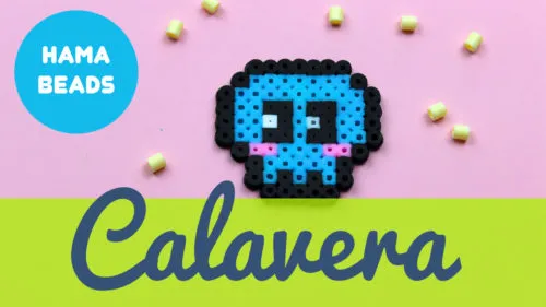 Hama beads de Calavera