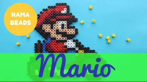 Hama beads de super Mario