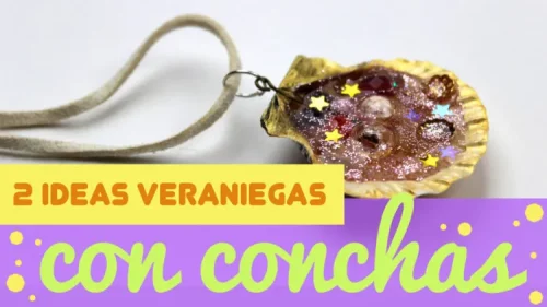 Manualidades de verano con conchas de mar Manualidades de verano con conchas de mar