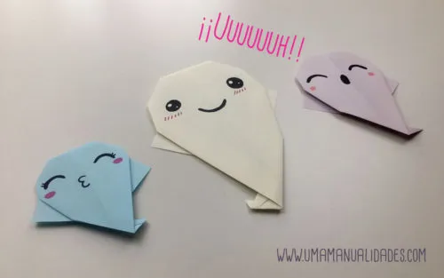 fantasmas de origami