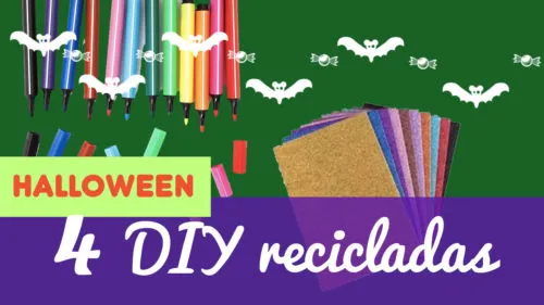 Manualidades de halloween con material reciclable