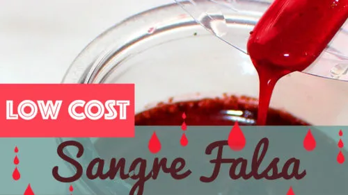 Sangre falsa de halloween Sangre falsa de halloween