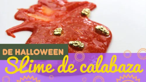 slime casero de Halloween slime casero de Halloween