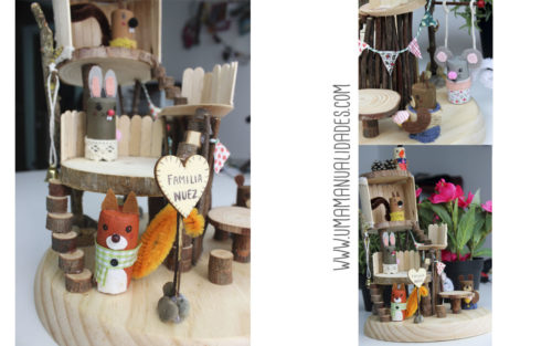 como hacer casita de muñecas casera