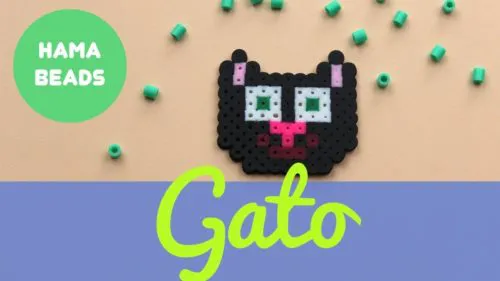 Hama beads de Gato
