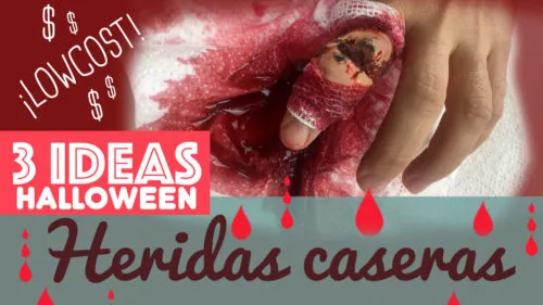 heridas de halloween falsas