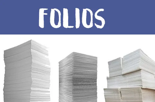 Manualidades con folios