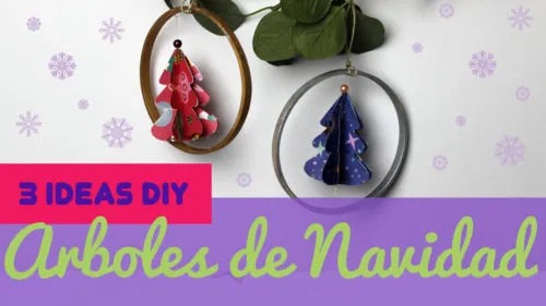 manualidades de Árboles de Navidad