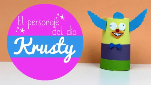 manualidades de Krusty el payaso de los simpsons