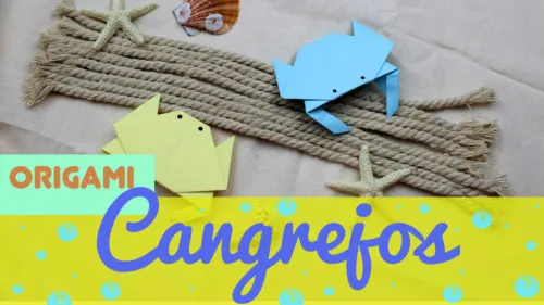 Cangrejos origami