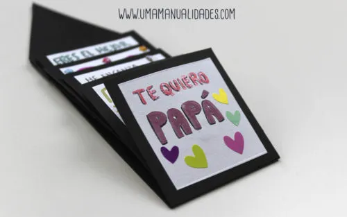 ▷ ✓Tarjeta para el día del padre 【TOP 2022】 - Uma Manualidades