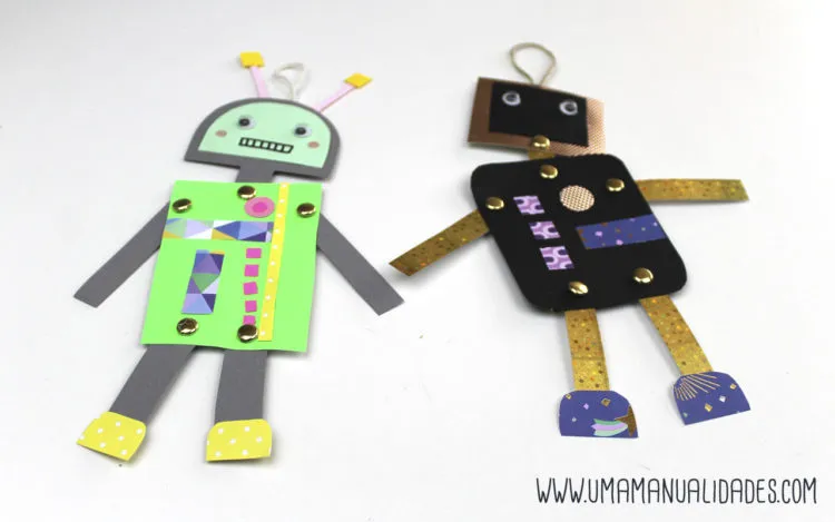 robots de papel