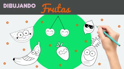 Aprender a dibujar frutas kawaii paso a paso