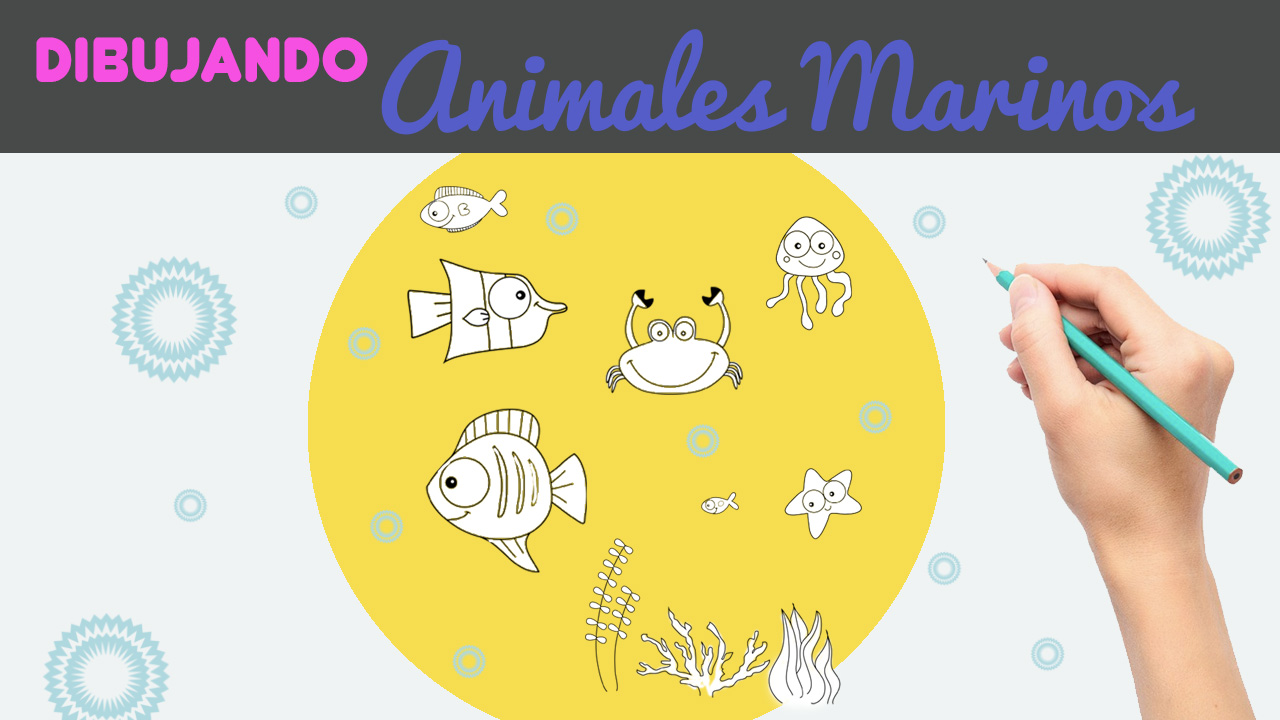 ▷ ✓9 IDEAS Cómo dibujar peces marinos 【TOP 2022】 - PLANTILLAS GRATIS