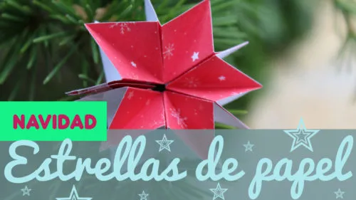 Cómo hacer Estrellas de Navidad de papel