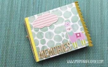 minialbum de scrapbooking de verano