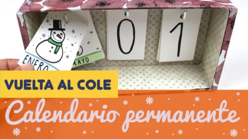 Manualidades de calendarios para el regreso a clases