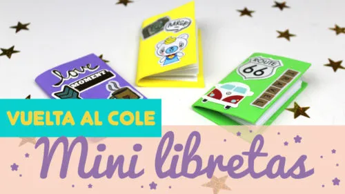 Mini libretas kawaii para la vuelta al cole