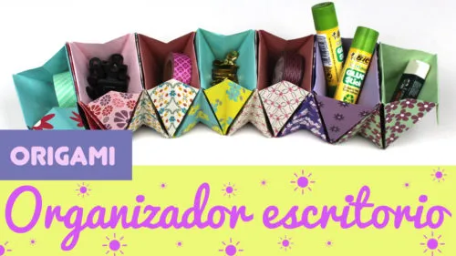 Organizador de Escritorio Diy Casero