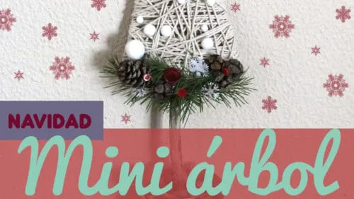 Cómo hacer un Mini arbol de navidad de cartón