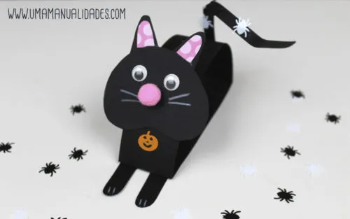 como hacer un gatito de papel